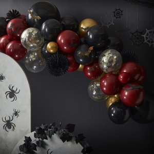 Ballonbogen - Halloween - Schwarz/Rot/Gold Ballonbogen - Halloween - Schwarz/Rot/Gold