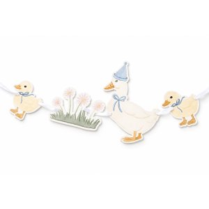 Girlande - Geburtstagsente - Lavendelblau - 2,5 m Girlande - Geburtstagsente - Lavendelblau - 2,5 m