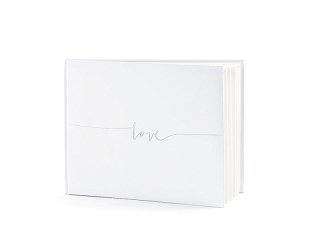 Gästebuch - Liebe - Silber