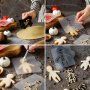 Ausstechform mit Schablone - Skelett und Mumie - Halloween Ausstechform mit Schablone - Skelett und Mumie - Halloween