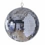 Discokugel - Silber - Gro� - 25 cm