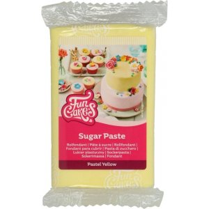Zuckerpaste - Pastellgelb - 250 Gramm Zuckerpaste - Pastellgelb - 250 Gramm