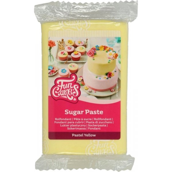 Zuckerpaste - Pastellgelb - 250 Gramm Zuckerpaste - Pastellgelb - 250 Gramm