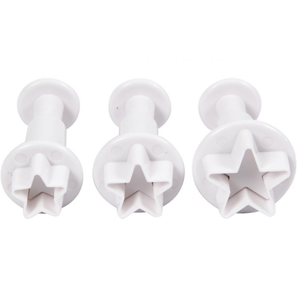 Geprgte Ausstechformen - 3er-Pack - Sterne