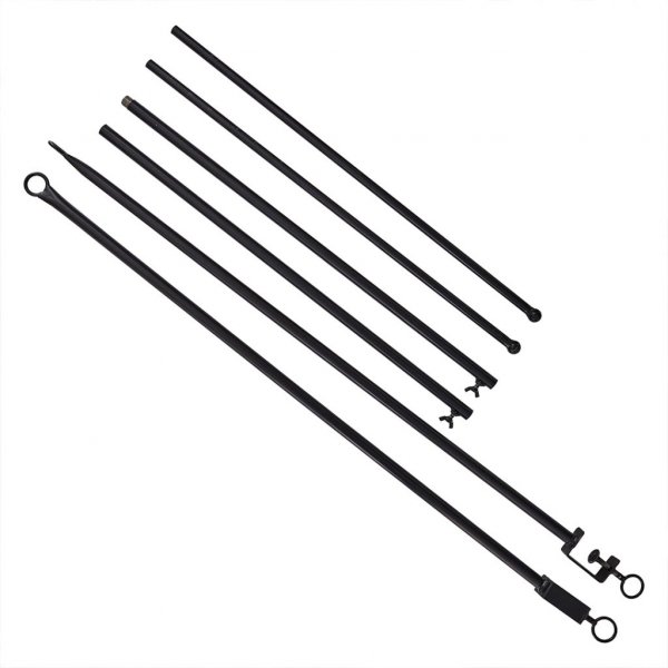Tischstange mit Klemme - Metall - Schwarz Tischstange mit Klemme - Metall - Schwarz