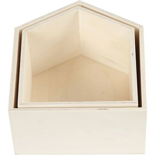 Aufbewahrungsboxen - 2er-Pack - Holz Aufbewahrungsboxen - 2er-Pack - Holz