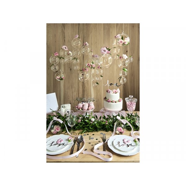 Cake Topper - Liebe - Silber