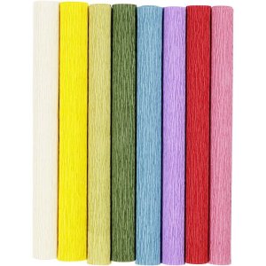 Krepppapier - Leuchtende Farben - 8 Farben Krepppapier - Leuchtende Farben - 8 Farben