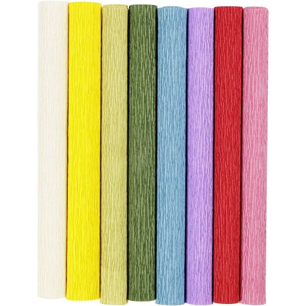 Krepppapier - Leuchtende Farben - 8 Farben Krepppapier - Leuchtende Farben - 8 Farben