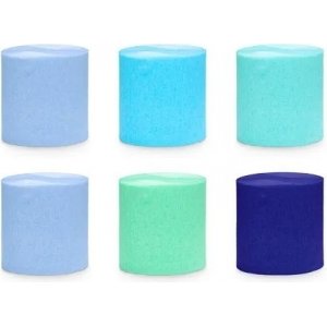 Krepppapier - Blau-grüne Mischung Krepppapier - Blau-grüne Mischung