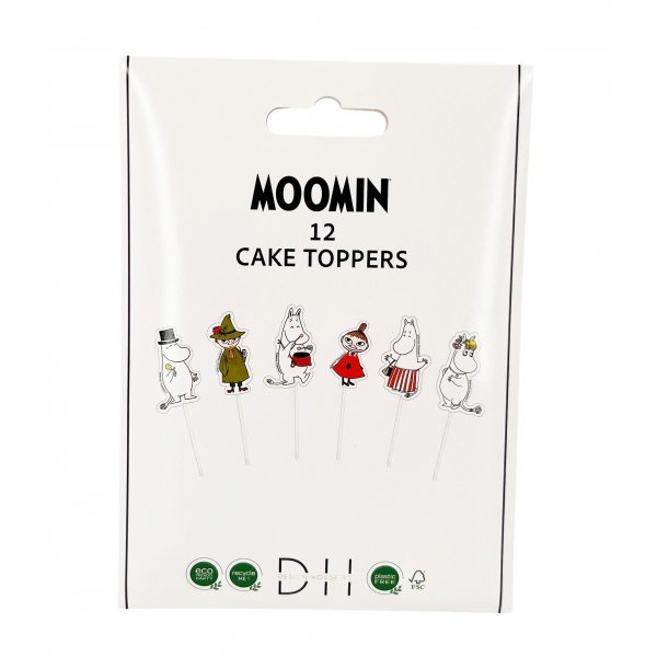 Tortenaufsätze - Mumin - 12 Stück Tortenaufsätze - Mumin - 12 Stück