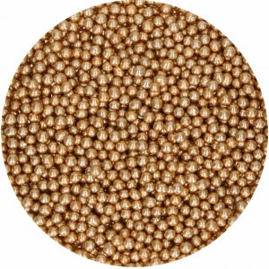 Schokoladenperlen - Medium Vintage Gold - 80 g Schokoladenperlen - Medium Vintage Gold - 80 g