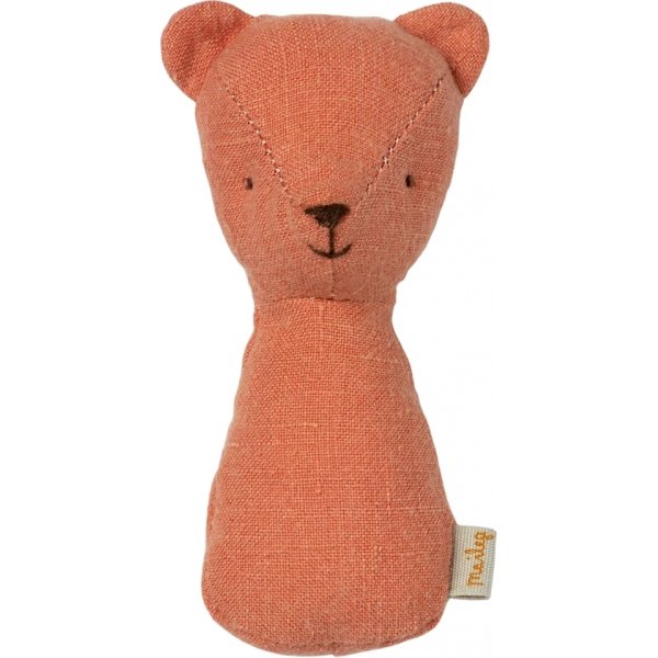 Rassel - Teddy - Maileg - Dusty Coral Rassel - Teddy - Maileg - Dusty Coral