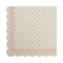 Kleine Servietten - Multi Dots - Pink - 16er-Pack