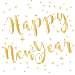 Servietten - Happy New Year - Weiß/Gold - 16er-Pack Servietten - Happy New Year - Weiß/Gold - 16er-Pack