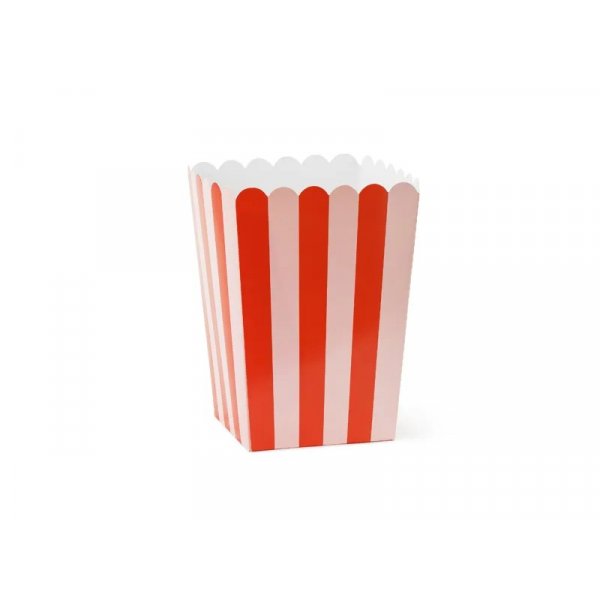 Popcornboxen - Rot/Rosa - 6er-Packung