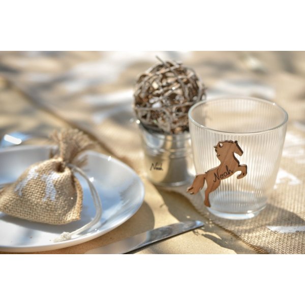 Anhnger - Namensschild - Pferdeparty - 6er-Pack