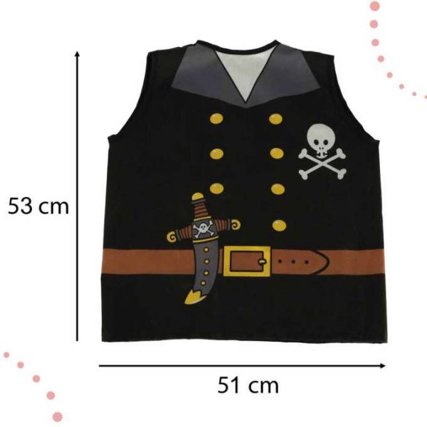 Piratenkostüm für Kinder von 3-8 Jahren, 53x47 cm - Kostüm Piratenkostüm für Kinder von 3-8 Jahren, 53x47 cm - Kostüm