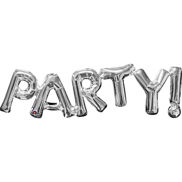 Folienballon - Party - Silber Folienballon - Party - Silber
