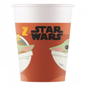 Pappbecher - Mandalorian Star Wars - 8er-Pack