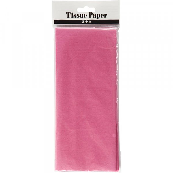 Seidenpapier - 10 Blatt - Rosa Seidenpapier - 10 Blatt - Rosa