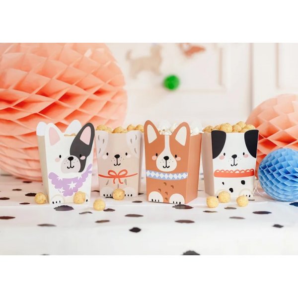 Popcornboxen - Ich liebe Hunde - 6er-Packung Popcornboxen - Ich liebe Hunde - 6er-Packung