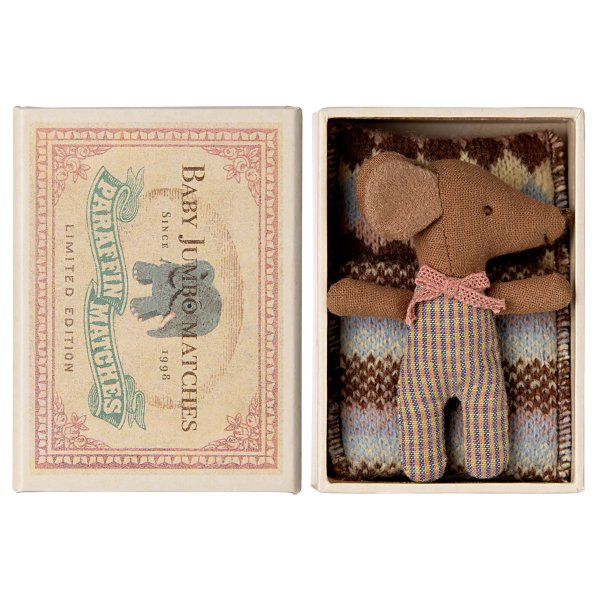 Babymaus in Streichholzschachtel - Sleepy/Wake - Pink