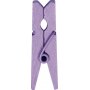 Kleine Wscheklammern - Hellviolett - 24er-Pack