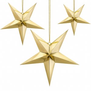 Hängender Stern - Gold Hängender Stern - Gold