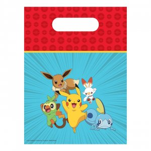 Süßigkeitentüten/Angelteichtüten - Pokémon - 6er-Packung Süßigkeitentüten/Angelteichtüten - Pokémon - 6er-Packung