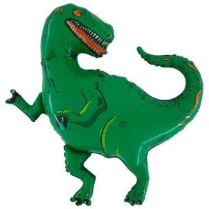 Folienballon - Dinosaurier - T-Rex - Grün - Form - 91 cm Folienballon - Dinosaurier - T-Rex - Grün - Form - 91 cm