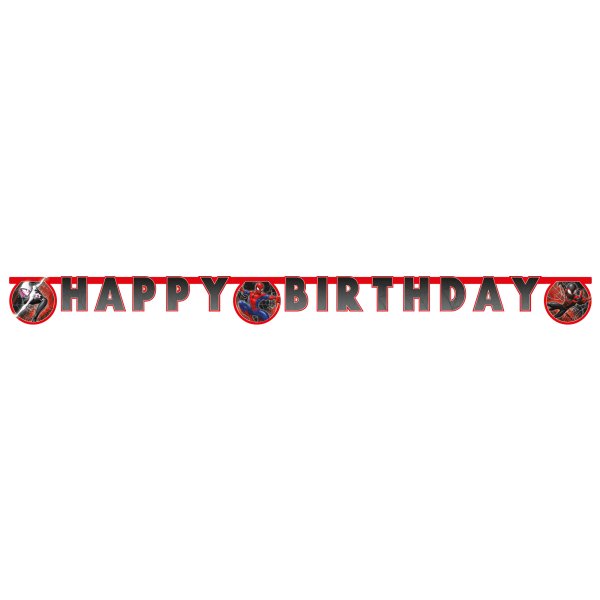 Girlande - Alles Gute zum Geburtstag - Spider-Man Girlande - Alles Gute zum Geburtstag - Spider-Man