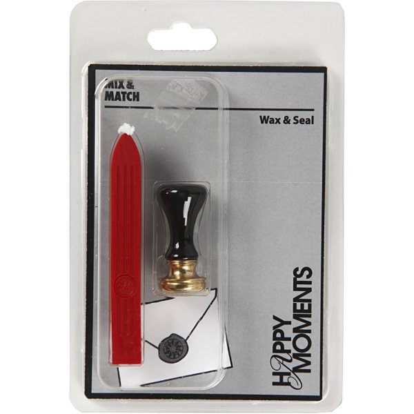 Lack und Versiegelung - rot - Durchm. 17 mm