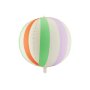 Globusballon - gestreift, mehrfarbig - 50 cm Globusballon - gestreift, mehrfarbig - 50 cm