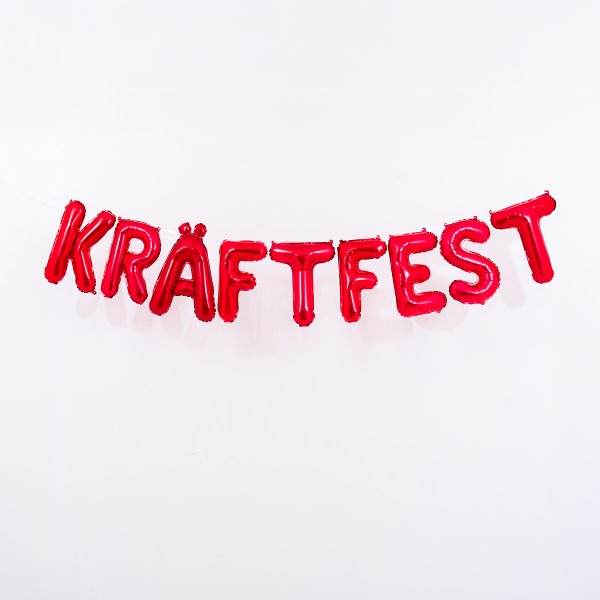 Ballongirlande - KREBSPARTY - Rot - 35 cm Ballongirlande - KREBSPARTY - Rot - 35 cm