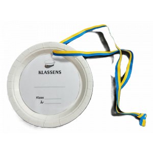 Sch�leranh�nger - Teller - Klasse - mit Band - 4er-Pack