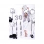 Folienballon Hashtag Silber Folienballon Hashtag Silber
