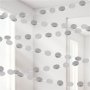 Girlande - Kreise - Silbermetallic/Glitzer - 6er-Pack Girlande - Kreise - Silbermetallic/Glitzer - 6er-Pack