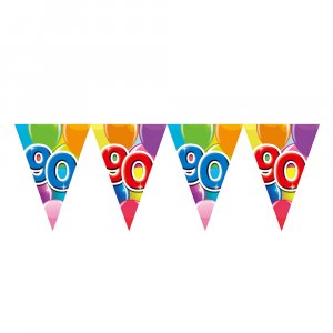 Wimpel 90 Jahre - 10 Meter