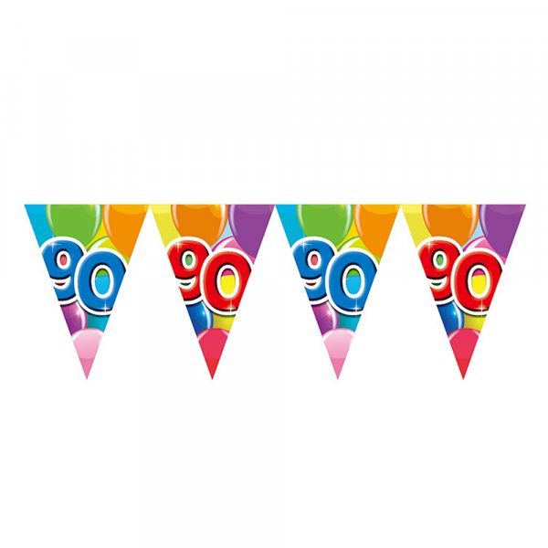 Wimpel 90 Jahre - 10 Meter Wimpel 90 Jahre - 10 Meter