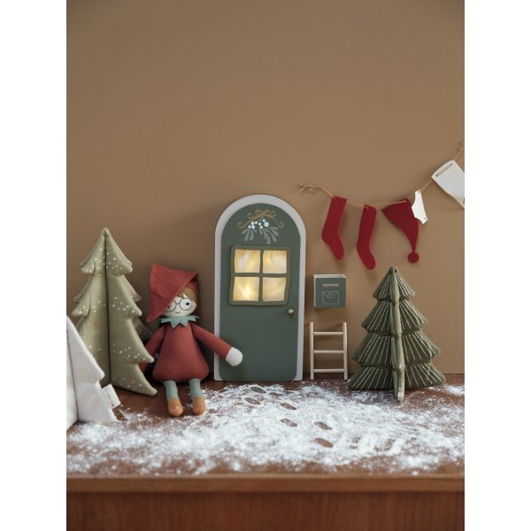 Weihnachtsmann-Tür mit LED-Licht - Grün - FABELAB Weihnachtsmann-Tür mit LED-Licht - Grün - FABELAB
