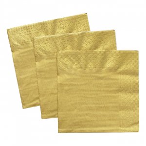 Servietten - Gold - 33x33 cm - 20er-Pack
