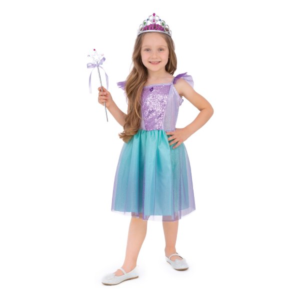 Kostüm - Prinzessin - Blau/Lila - Größe S Kostüm - Prinzessin - Blau/Lila - Größe S