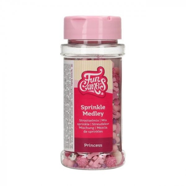 Sprinkles - Princess Medley - Funcakes - 50 g Sprinkles - Princess Medley - Funcakes - 50 g