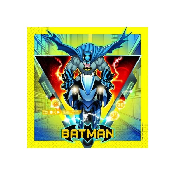 Servietten - Batman - 33 x 33 cm - 20 Stück Servietten - Batman - 33 x 33 cm - 20 Stück