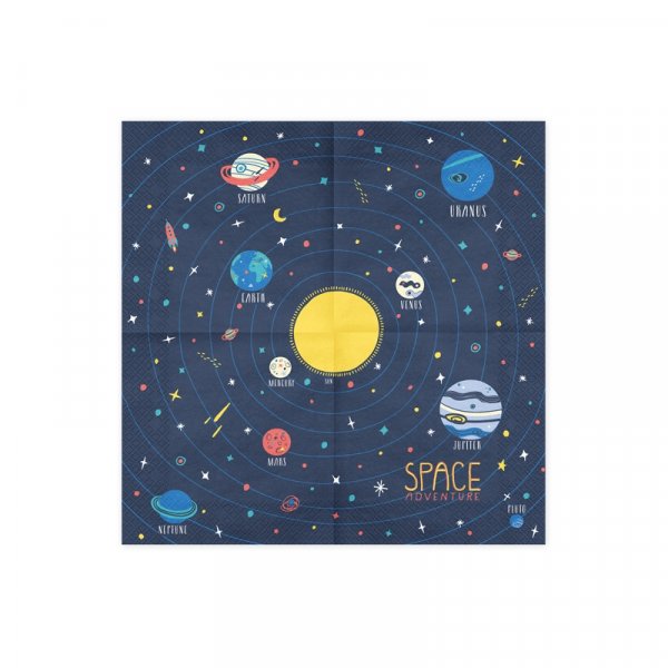 Servietten - Space Party - 20er-Pack
