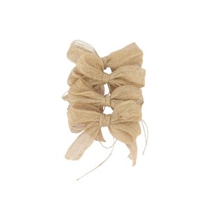 Dekorative Rosetten - Natur - 4er-Pack Dekorative Rosetten - Natur - 4er-Pack
