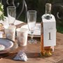 Tischnummerierung - Flaschenaufhänger - Weiß/Roségold