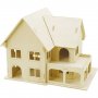 Holzhaus - 3D - Mit Veranda