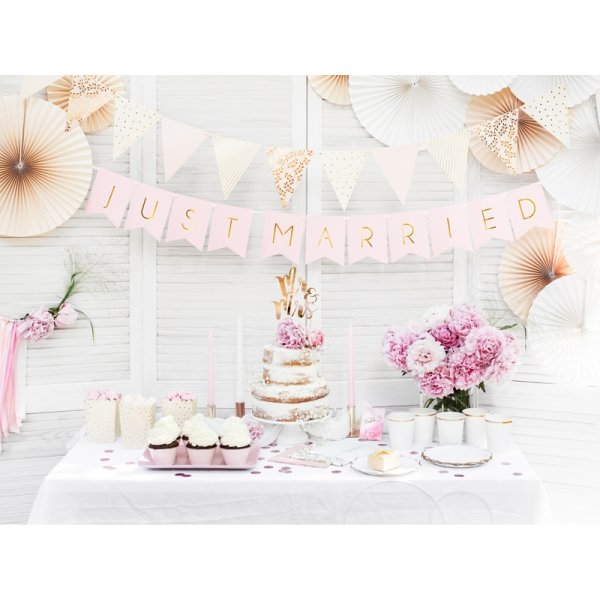 Popcorn-Boxen - Dotty - Hellrosa - 6er-Pack